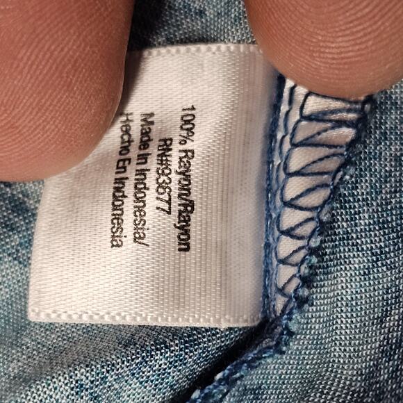 A.N.A. Racerback Tank Top Women's Size 2X Cowl Neck Polkadot Lightweight Flowy - Picture 7 of 8